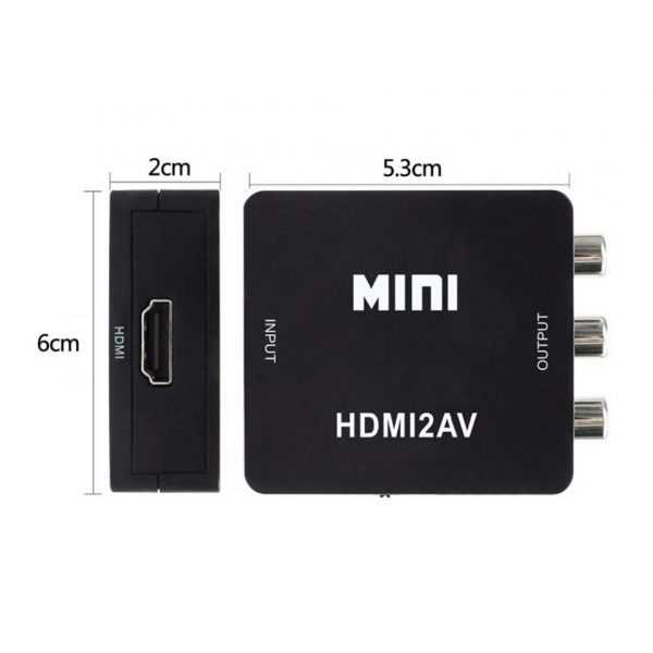 ⁦מתאם קטן AV ל HDMI⁩ – תמונה ⁦4⁩