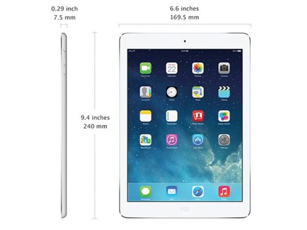 ⁦טאבלט Apple 32GB iPad Air WiFi A1474 מחודש⁩ – תמונה ⁦4⁩