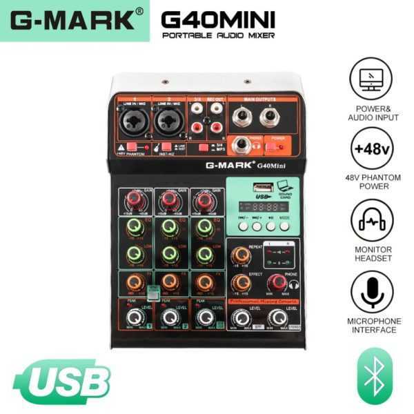 G-MARK G40Mini אודיומיקסר